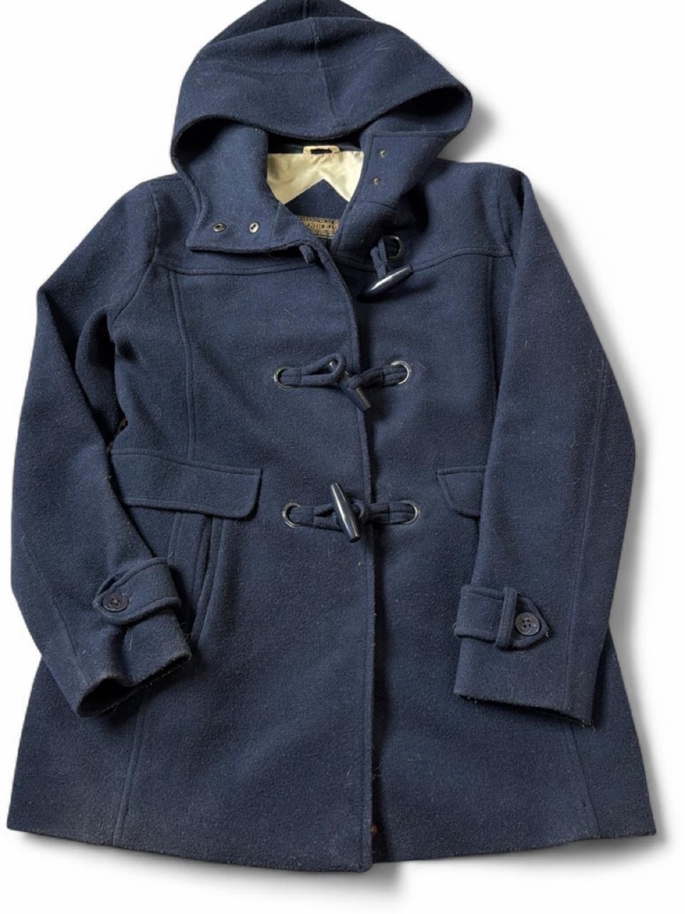 Pendleton Navy Wool toggle coat
